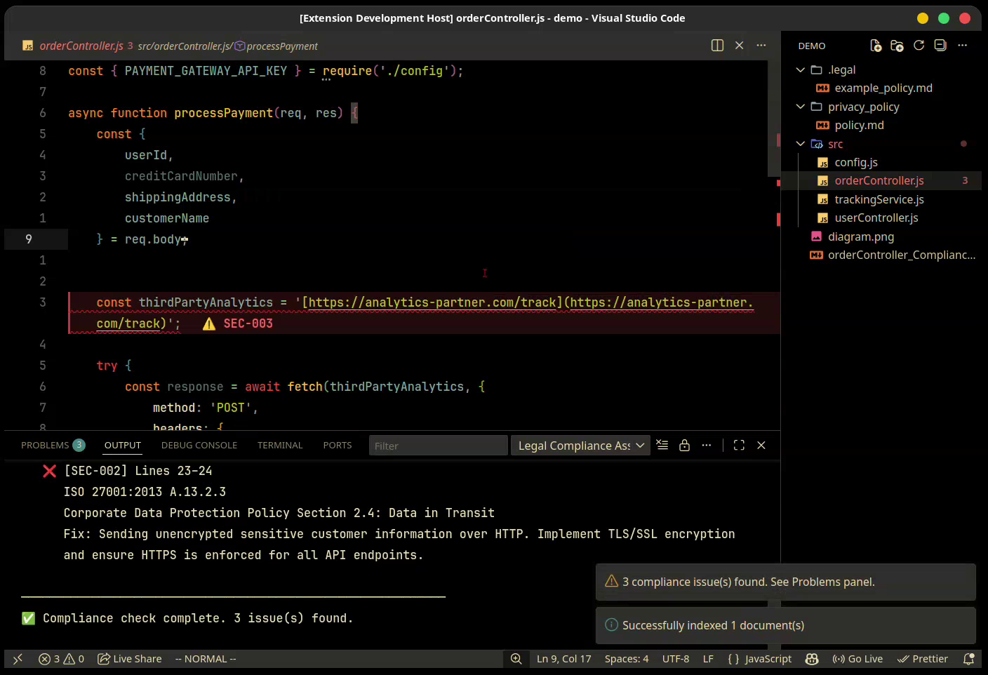 Legal Compliance Assistant