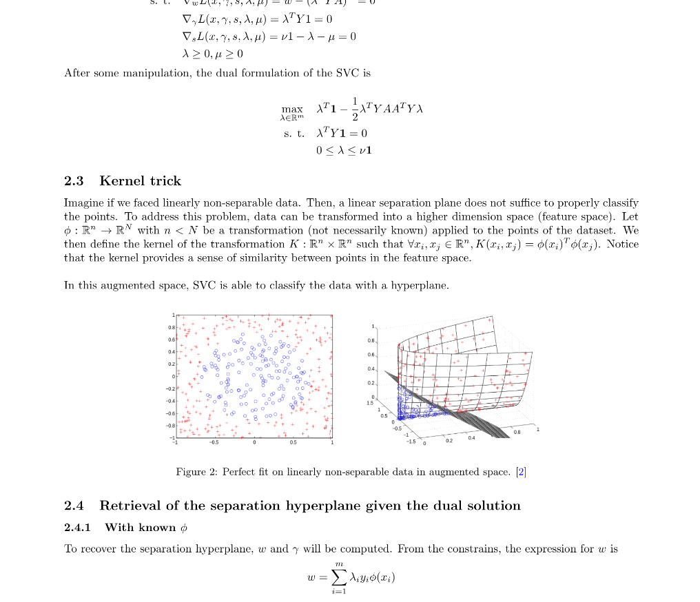 SVM Classifier in AMPL